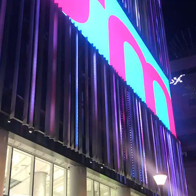 Módulo exterior 320×360mm da tela do diodo emissor de luz P8 com estrutura de alumínio