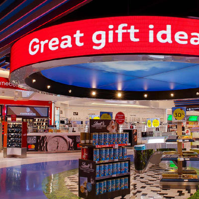Módulo macio flexível curvado P1.5 do diodo emissor de luz multifuncional para shopping