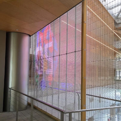 Grande tela de exposição criativa do diodo emissor de luz P20.8 transparente para o ODM da propaganda