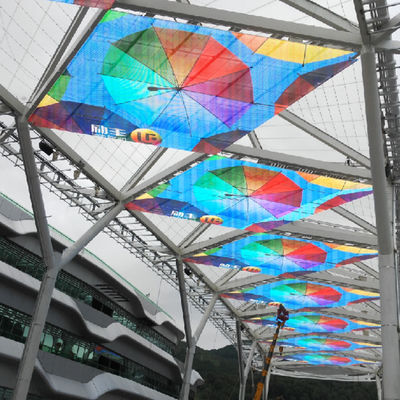 O diodo emissor de luz comercial indica transparente, transparência alta da tela P3.9 do diodo emissor de luz de SMD 3510
