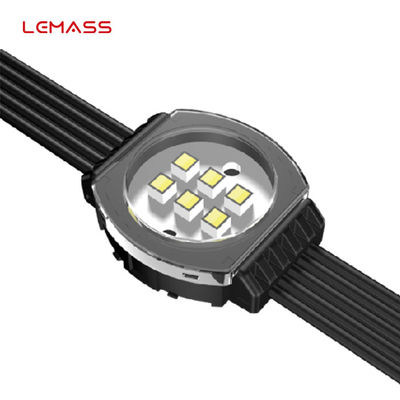 Flexível parede do diodo emissor de luz de SMD 2727 visualização ultra fino ultra claro exterior
