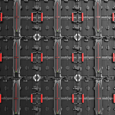 Definição alugado do armário 128x128 do diodo emissor de luz P3.9 para o fundo de fase exterior