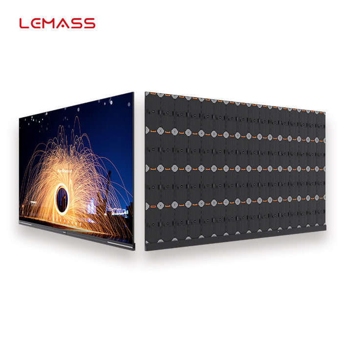 tela de exposição comercial do diodo emissor de luz do passo do pixel de 1.26mm OEM de um tamanho de 220 polegadas